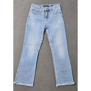 Lucky Brand Light Wash Frayed Hem Jeans Womens Size 4/27 R Y2K